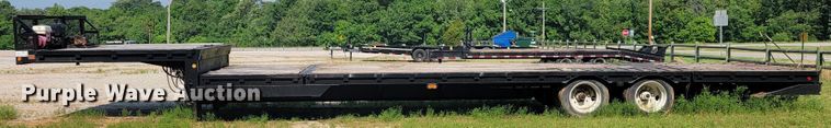 image for item JL9437 1997 Ledwell HT48X102  drop deck equipment trailer