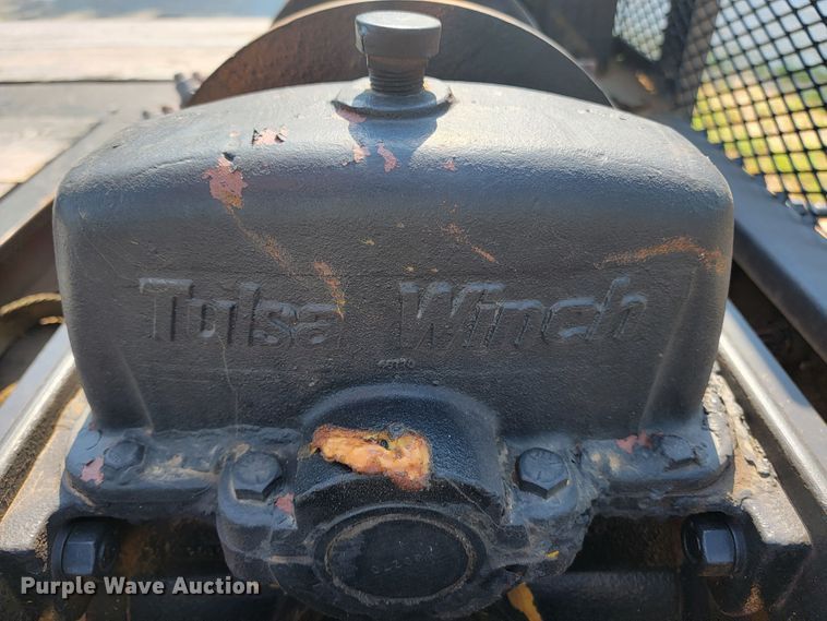 image for item JL9437 1997 Ledwell HT48X102  drop deck equipment trailer