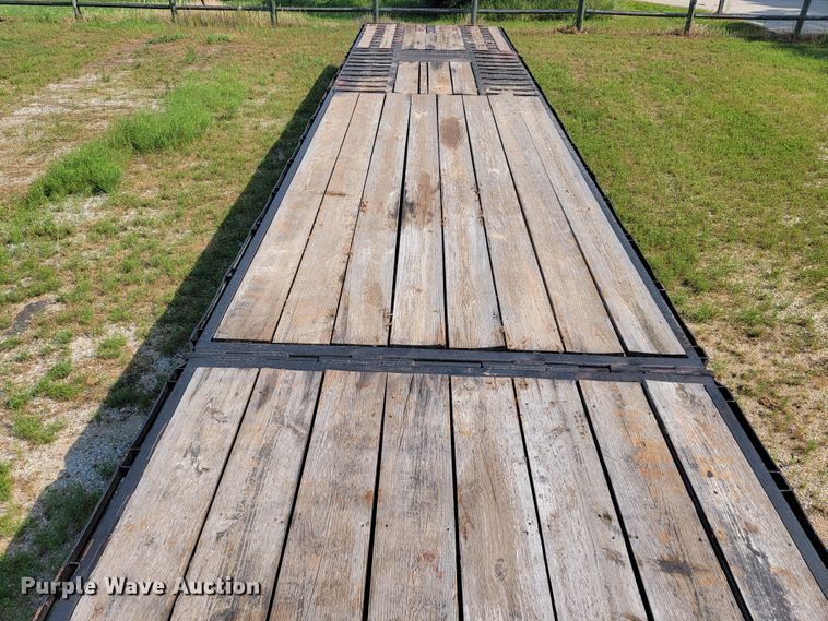 image for item JL9437 1997 Ledwell HT48X102  drop deck equipment trailer