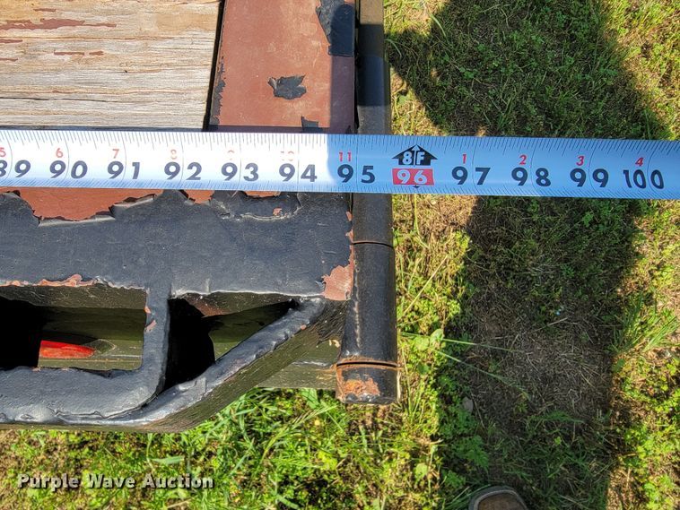 image for item JL9437 1997 Ledwell HT48X102  drop deck equipment trailer