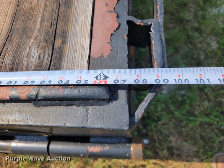 image for item JL9437 1997 Ledwell HT48X102  drop deck equipment trailer