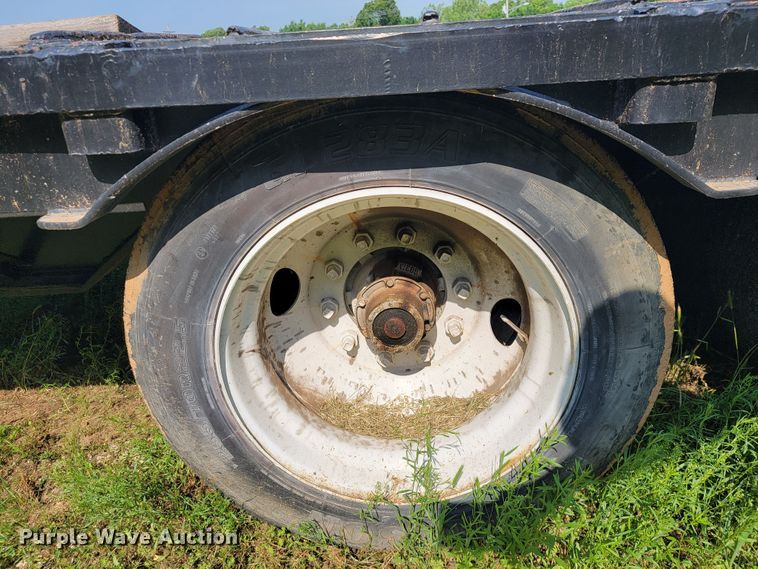 image for item JL9437 1997 Ledwell HT48X102  drop deck equipment trailer