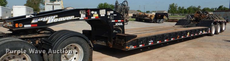 image for item KP9070 2018 Eager Beaver 50GSL/3  lowboy equipment trailer