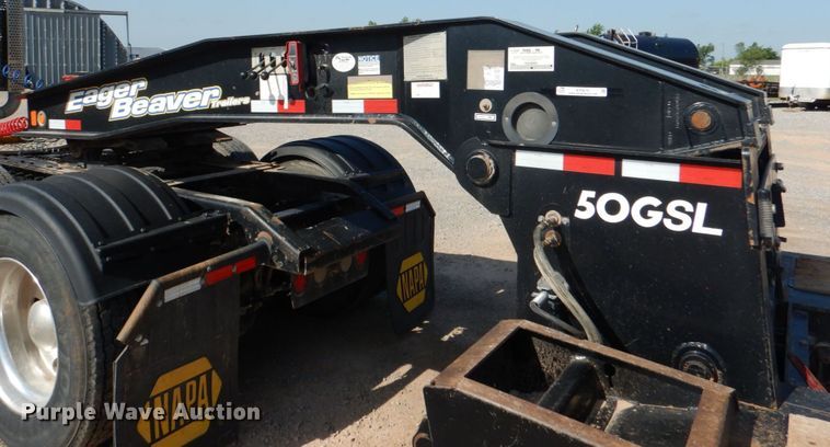 image for item KP9070 2018 Eager Beaver 50GSL/3  lowboy equipment trailer