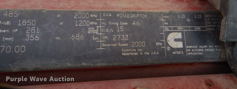 image for item KP9071 2009 Kenworth T800  semi truck