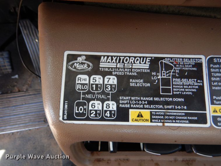 image for item KP9077 2007 Mack CT713  semi truck