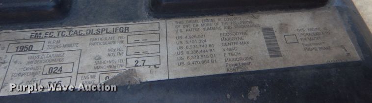 image for item KP9078 2006 Mack CV713  semi truck