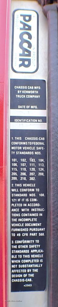 image for item MF9338 1986 Kenworth W900  semi truck