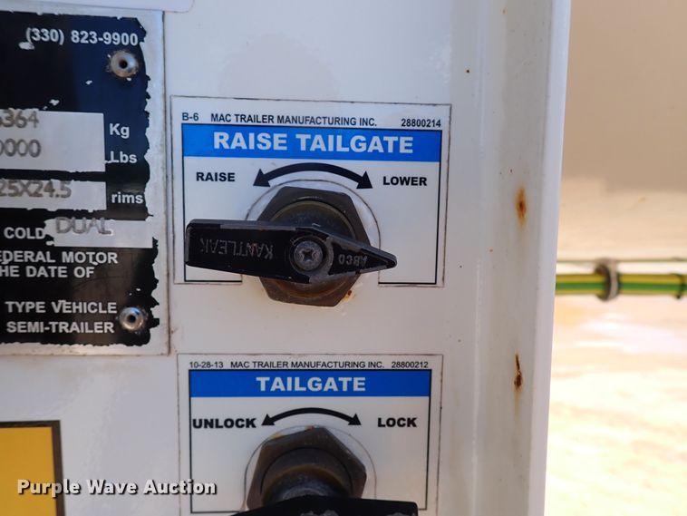 image for item MF9487 2017 MAC  end dump trailer