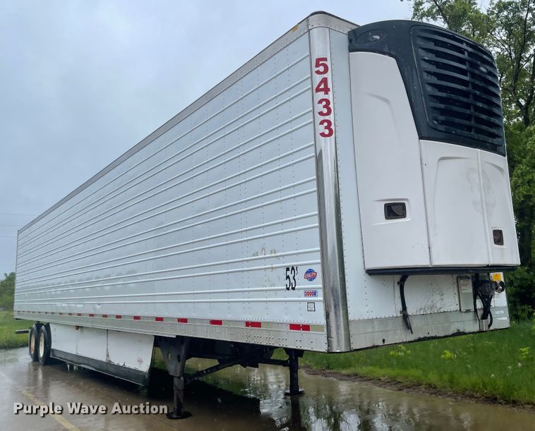 image for item MJ9753 2008 Utility  refrigerated van trailer