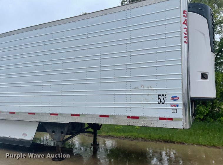 image for item MJ9753 2008 Utility  refrigerated van trailer