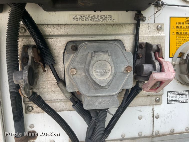 image for item MJ9753 2008 Utility  refrigerated van trailer