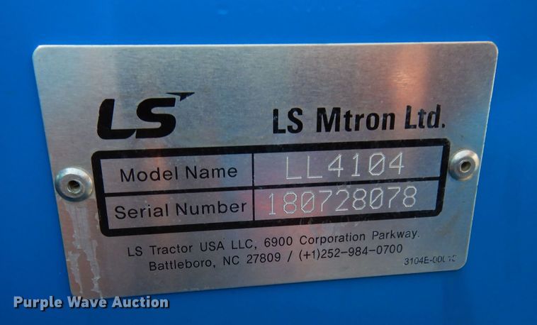 image for item DH8501 LS Mtron XR4155H  MFWD tractor