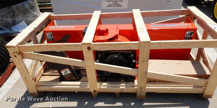 image for item DH8503 Kubota V5296  snow blower