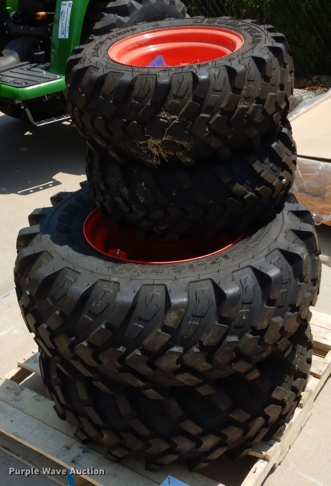 image for item DH8504 (4) Goodyear R14T tires and wheels