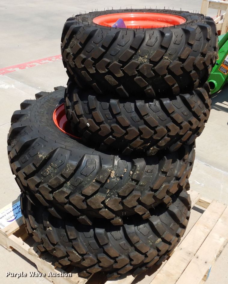 image for item DH8504 (4) Goodyear R14T tires and wheels