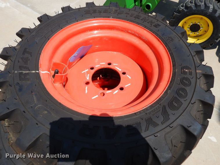 image for item DH8504 (4) Goodyear R14T tires and wheels