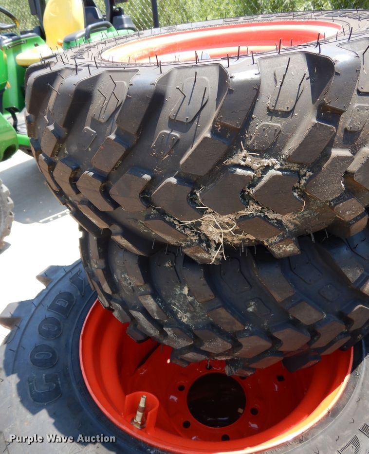 image for item DH8504 (4) Goodyear R14T tires and wheels