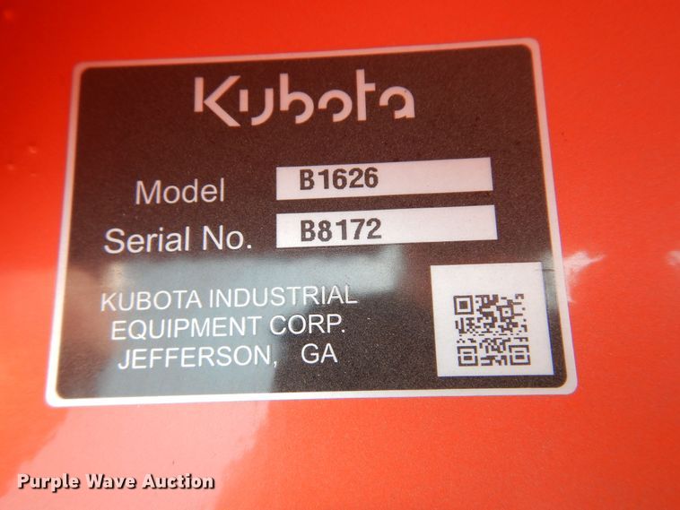 image for item DH8516 Kubota B1626  bucket