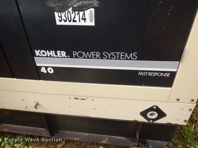 image for item DJ3823 Kohler 40  generator