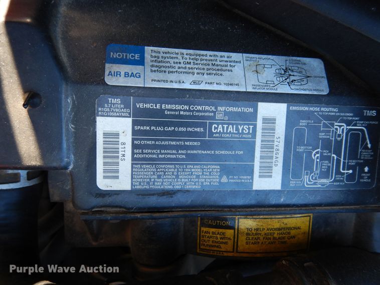 image for item DK8279 1994 Chevrolet Corvette