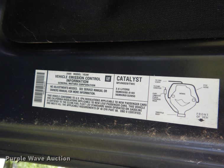 image for item DK8286 2005 Cadillac CTS 