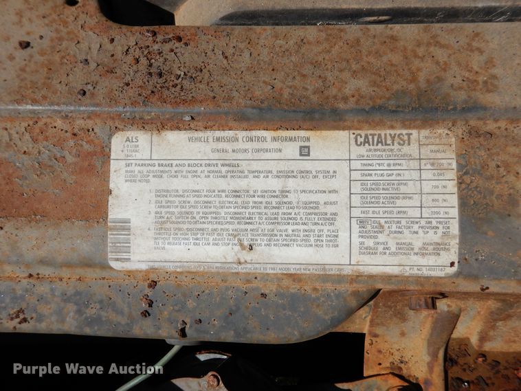 image for item DK8290 1981 Chevrolet Camaro 