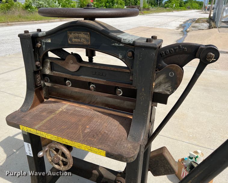 image for item DL4265 The Chandler & Price Co.  paper cutter