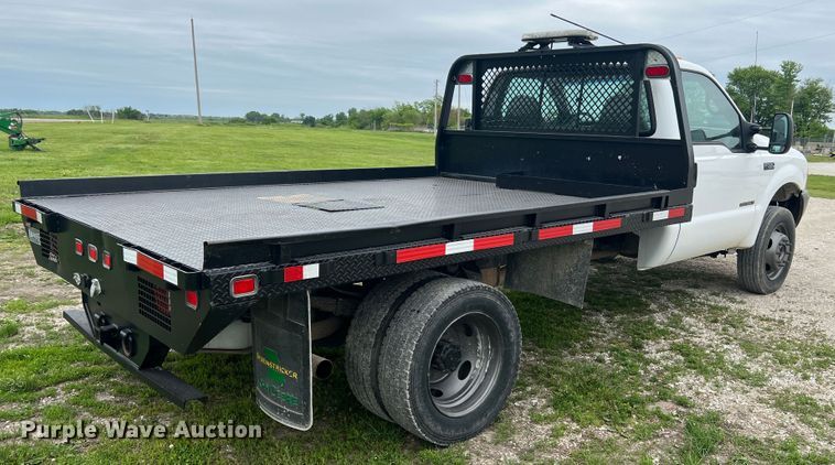 image for item DL4272 2000 Ford F550 Super Duty XL  flatbed truck