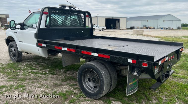 image for item DL4272 2000 Ford F550 Super Duty XL  flatbed truck