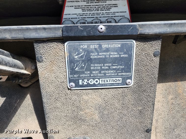 image for item DL6542 EZ GO  golf cart