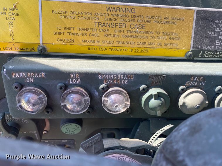 image for item DM4141 1986 Am General  fuel truck