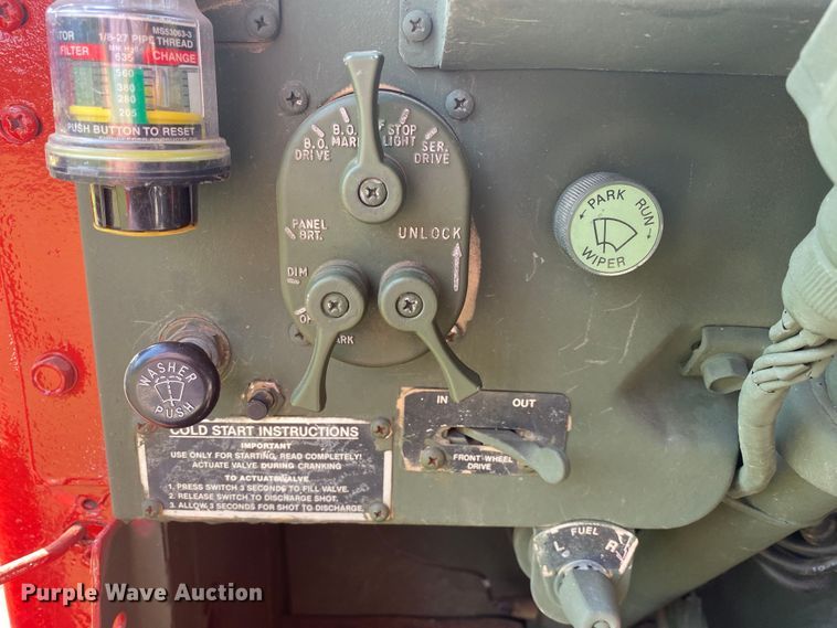 image for item DM4141 1986 Am General  fuel truck