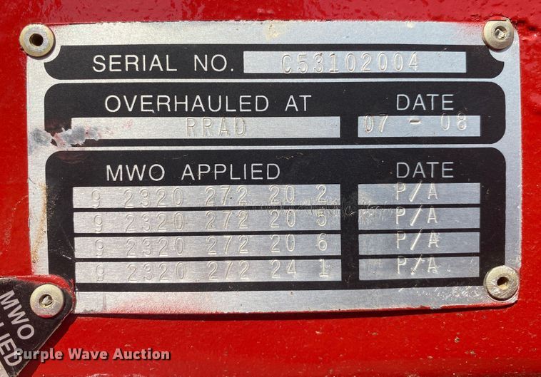 image for item DM4141 1986 Am General  fuel truck