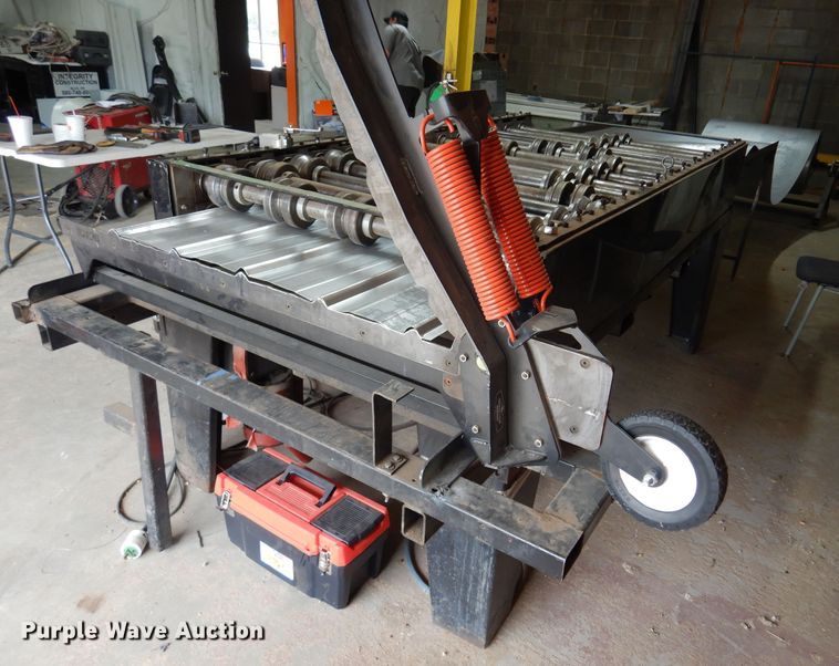 image for item DN0349 Masterform  cold form ribbed panel roll former