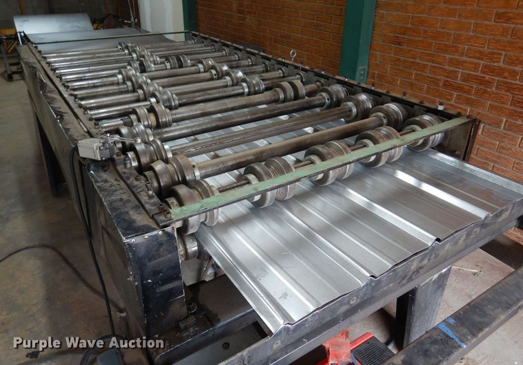 image for item DN0349 Masterform  cold form ribbed panel roll former