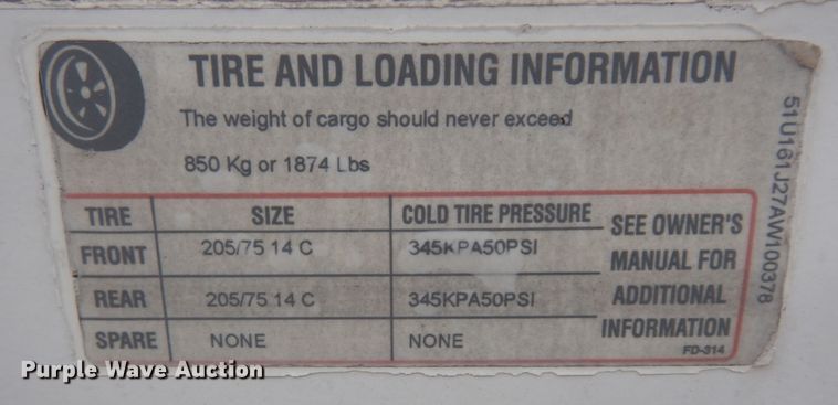 image for item DN1561 2010 Holiday Rambler Campmaster  camper