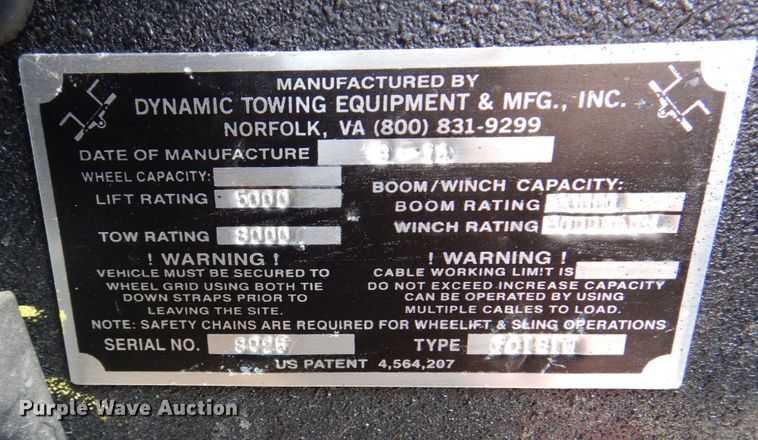 image for item DN7492 2014 Ford F550 Super Duty  tow truck