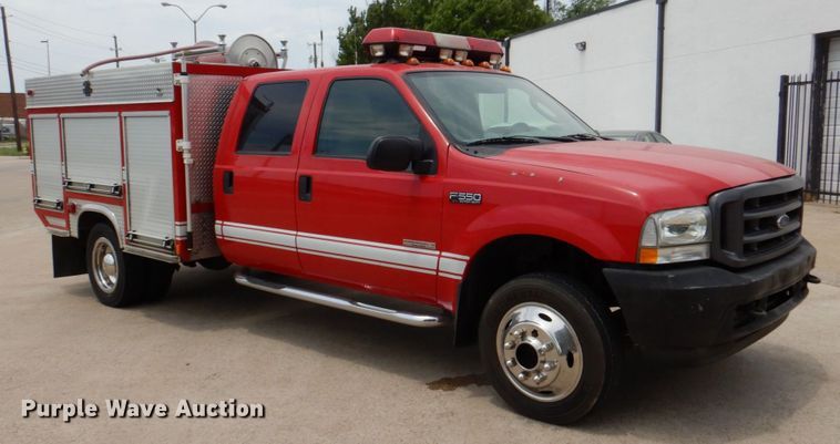 image for item DP4022 2003 Ford F550 Super Duty  Crew Cab brush fire truck