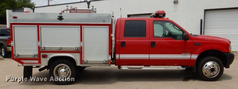 image for item DP4022 2003 Ford F550 Super Duty  Crew Cab brush fire truck