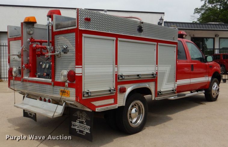 image for item DP4022 2003 Ford F550 Super Duty  Crew Cab brush fire truck
