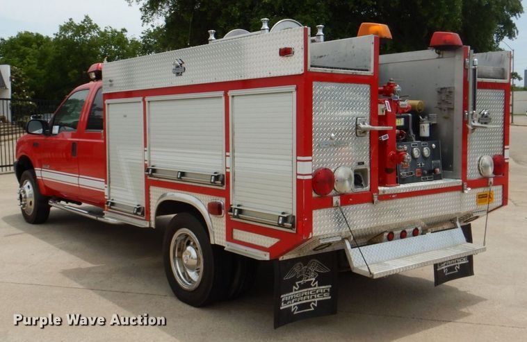 image for item DP4022 2003 Ford F550 Super Duty  Crew Cab brush fire truck