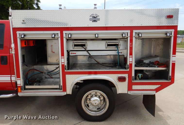 image for item DP4022 2003 Ford F550 Super Duty  Crew Cab brush fire truck