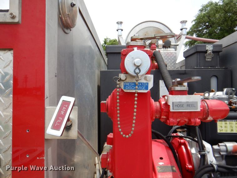 image for item DP4022 2003 Ford F550 Super Duty  Crew Cab brush fire truck