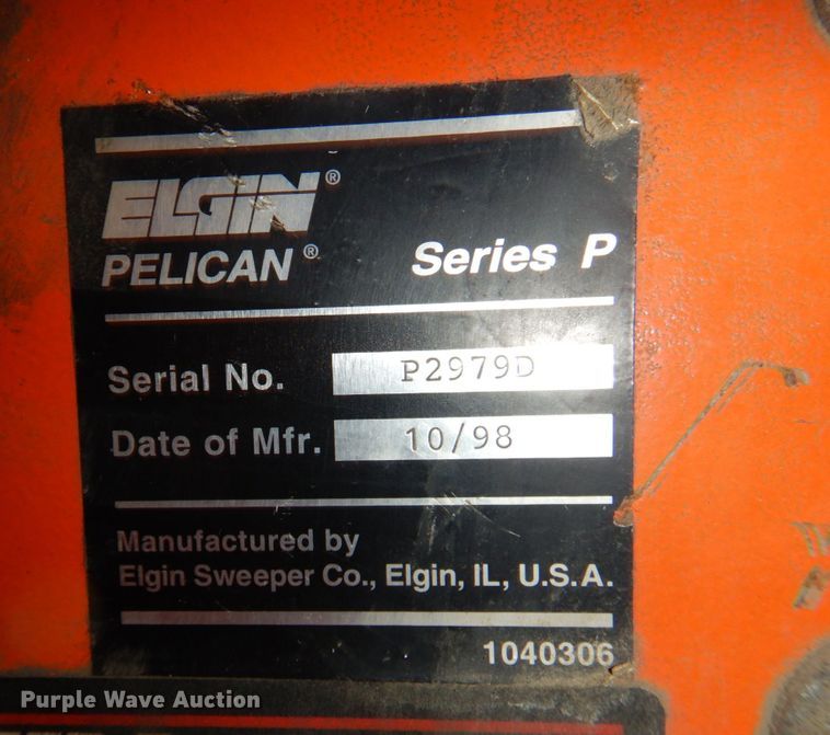 image for item DP4030 1998 Elgin Pelican Series P  street sweeper truck