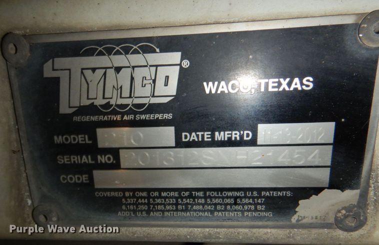 image for item DP4032 2012 Isuzu NPR HD  street sweeper truck