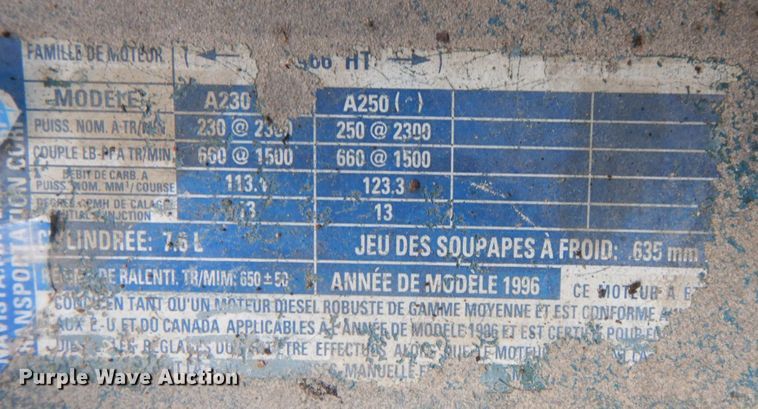 image for item DP5551 1997 International 2654  refuse truck