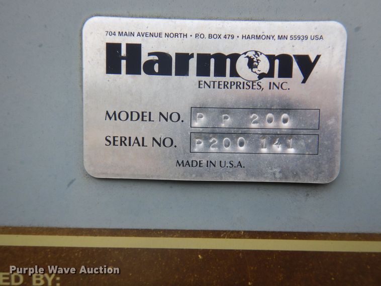 image for item DR0456 Harmony Enterprises PP200  refuse compactor