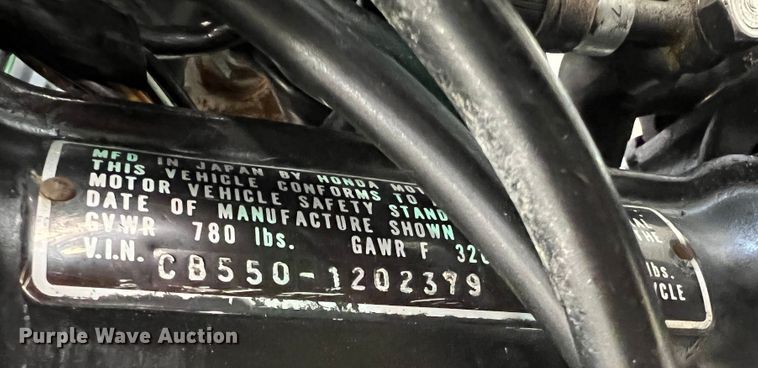 image for item DR1549 1975 Honda CB550 Four  motorcycle