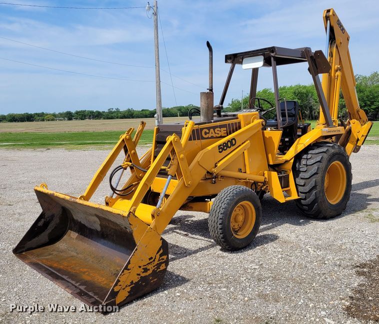 image for item FC9130 1983 Case 580D  backhoe